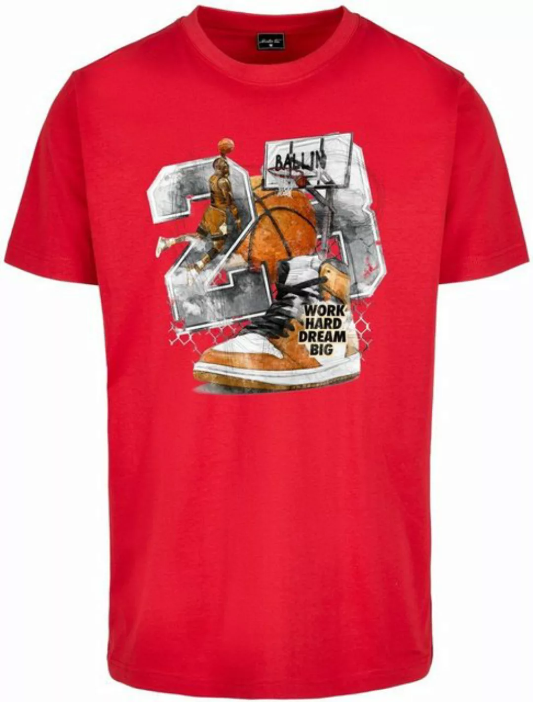 MisterTee Kurzarmshirt MisterTee Herren Vintage Ballin Tee (1-tlg) günstig online kaufen