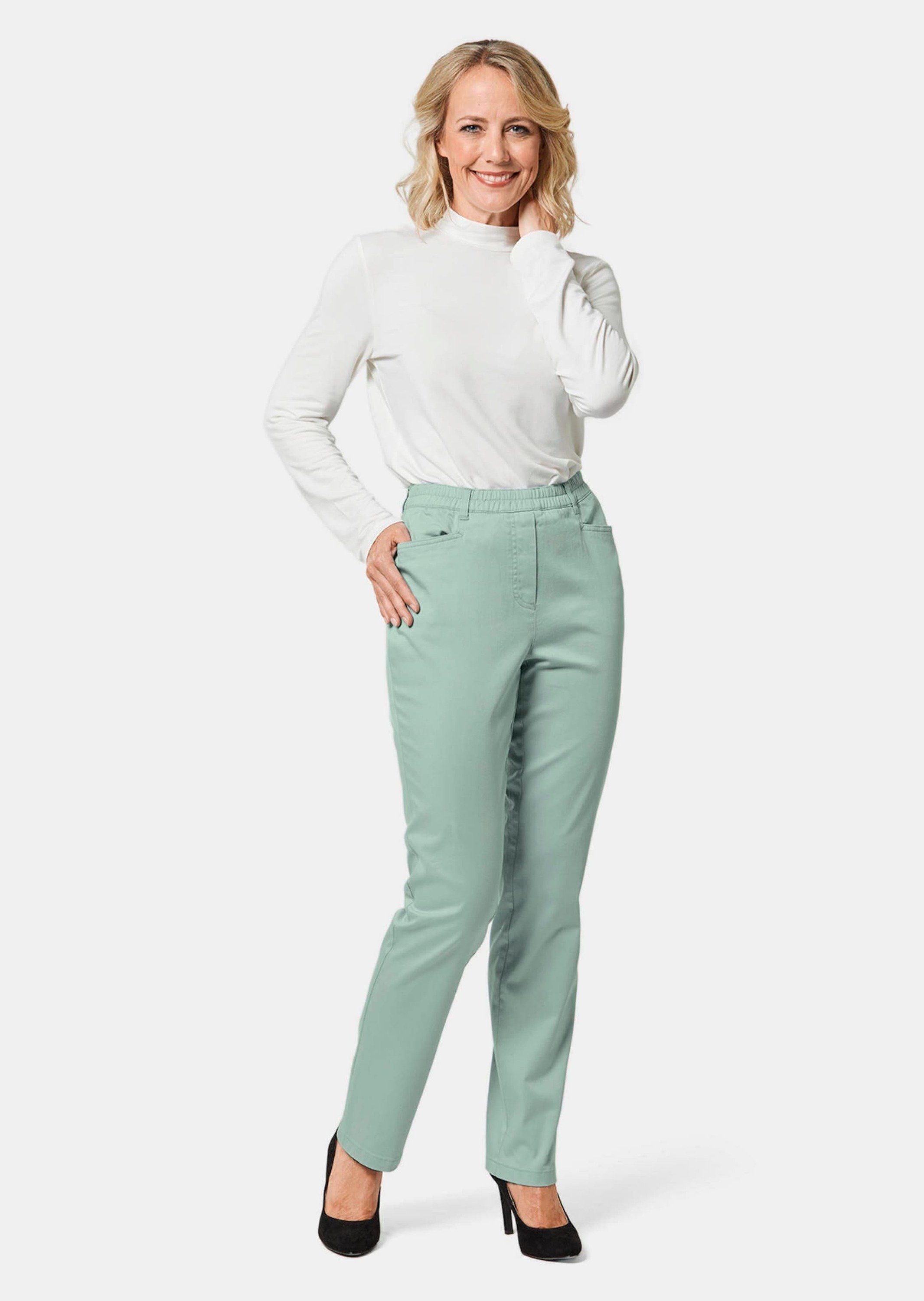 GOLDNER Schlupfhose Kurzgröße: Leichte Baumwollschlupfhose LOUISA günstig online kaufen