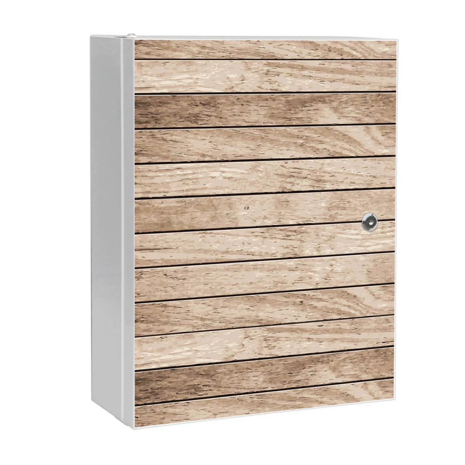 Banjado XXL Medizinschrank Abschliessbar 35x46x15cm Arzneischrank Weiß Aus günstig online kaufen