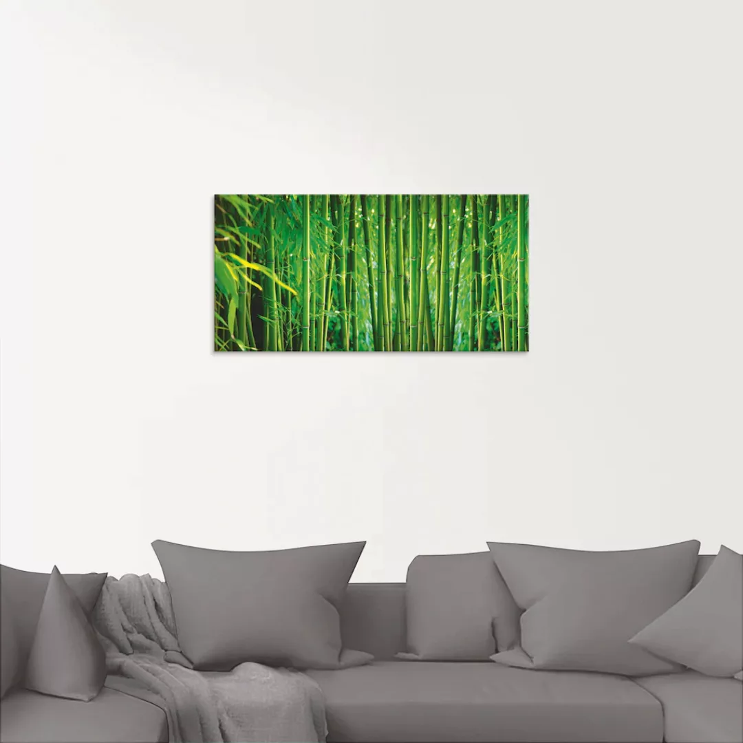 Artland Glasbild »Bambus II«, Gräser, (1 St.), in verschiedenen Größen günstig online kaufen
