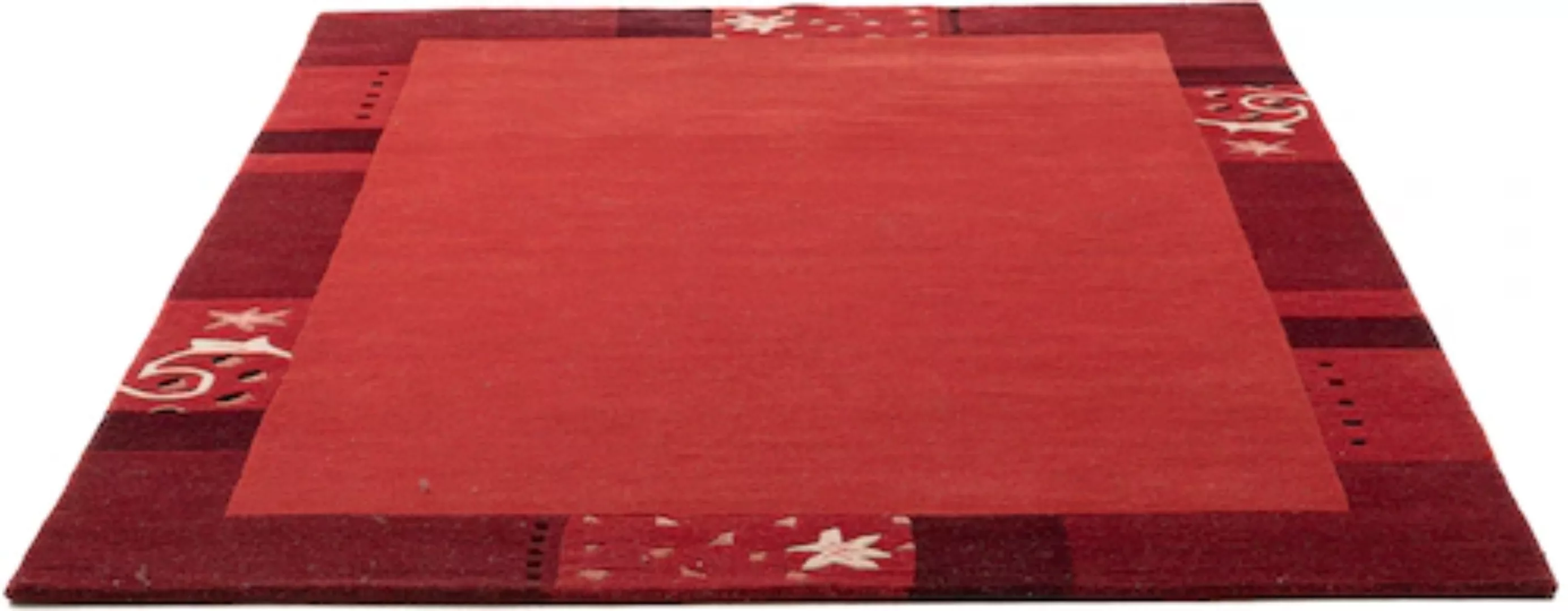 THEKO Wollteppich »Royal Ganges«, rechteckig, reine Wolle, mit Bordüre, ide günstig online kaufen