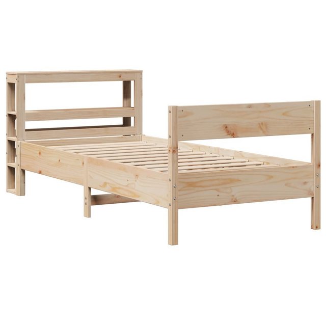 vidaXL Bett Massivholzbett ohne Matratze 75x190 cm Kiefernholz günstig online kaufen