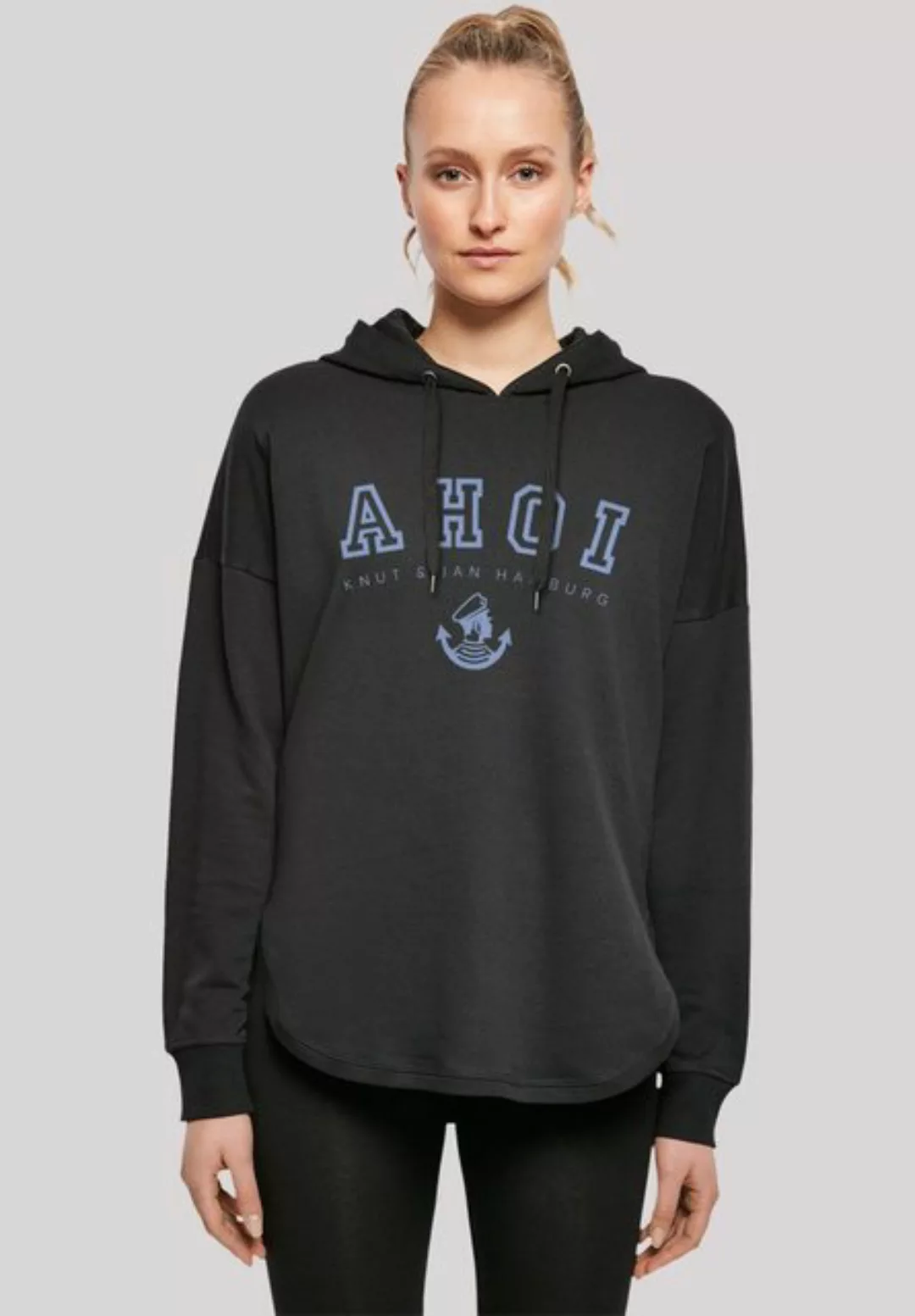 F4NT4STIC Kapuzenpullover "Oversized Hoodie Ahoi Knut & Jan Hamburg", Print günstig online kaufen