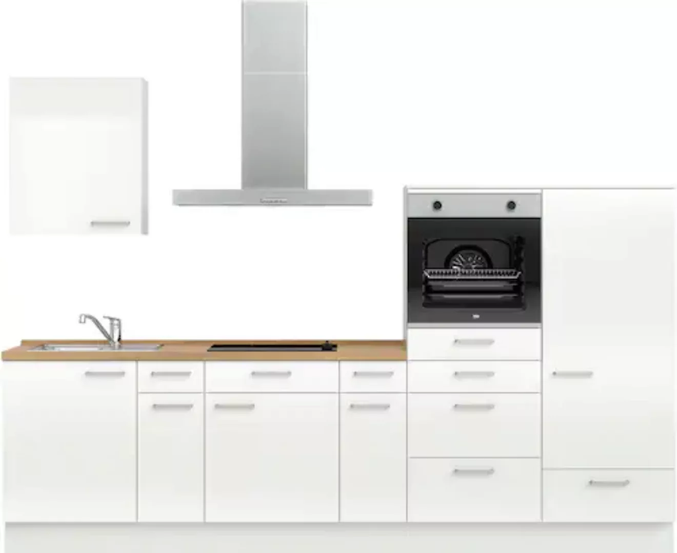 nobilia® Küchenzeile »"Flash I"«, vormontiert, Ausrichtung wählbar, Breite günstig online kaufen