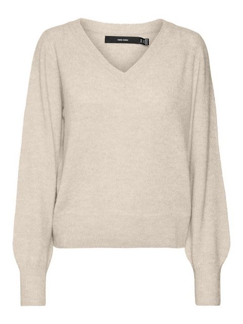 Vero Moda V-Ausschnitt-Pullover BRUNA (1-tlg) Plain/ohne Details günstig online kaufen