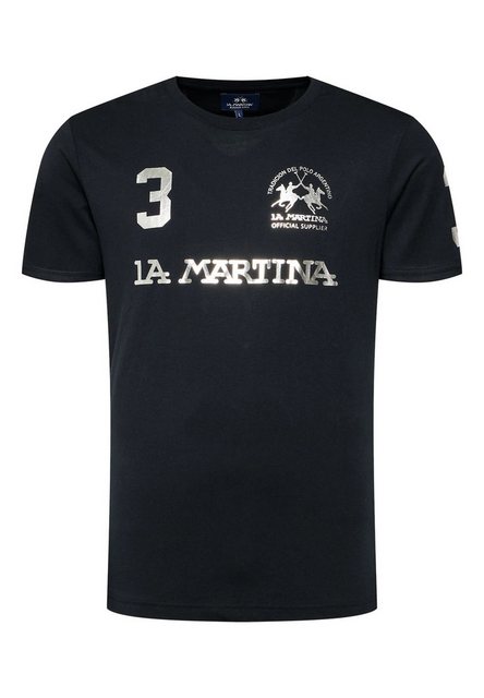 La Martina T-Shirt Shirt T-Shirt regular fit Reichard mit Logo-Print (1-tlg günstig online kaufen