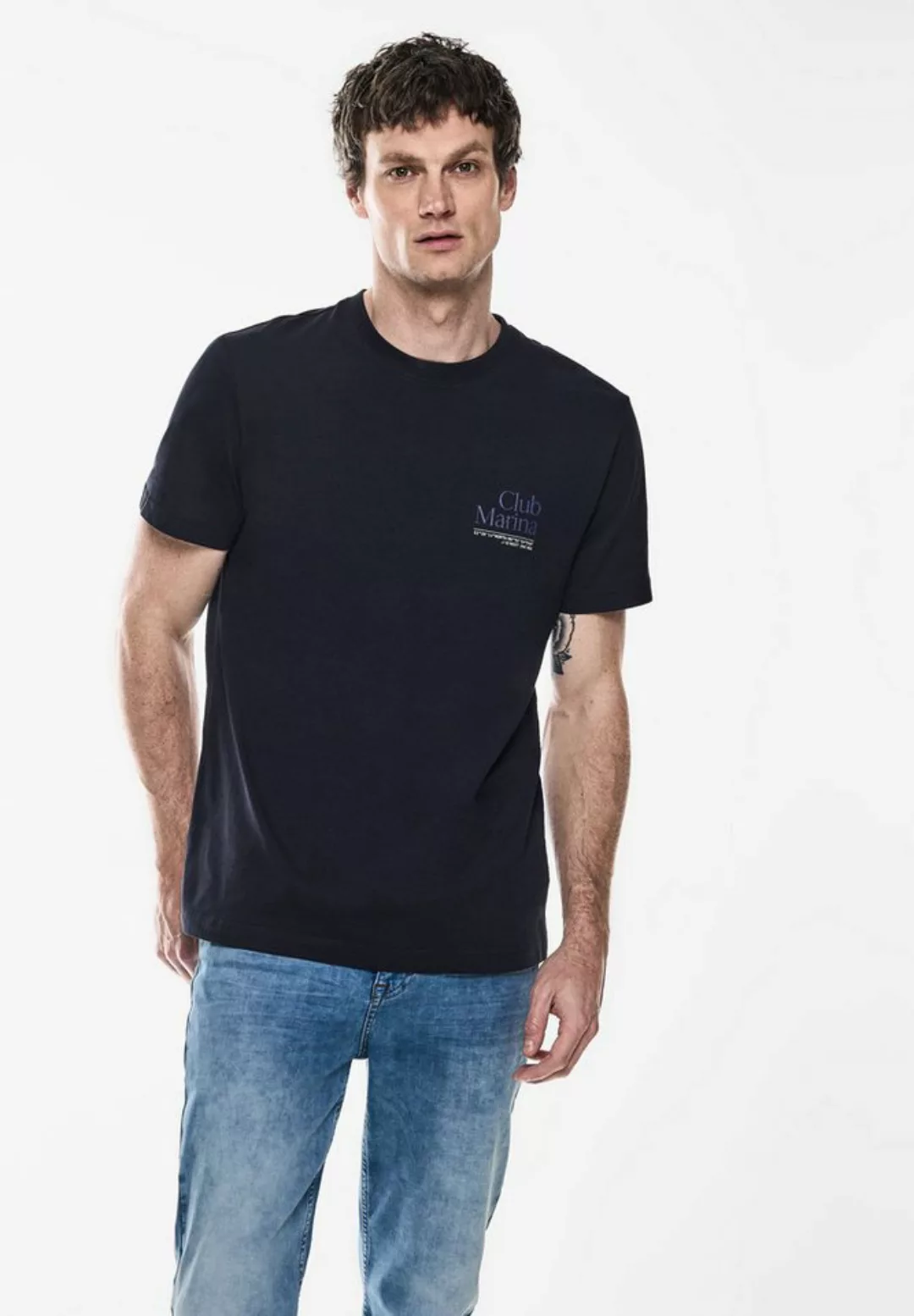 STREET ONE MEN T-Shirt aus reiner Baumwolle günstig online kaufen