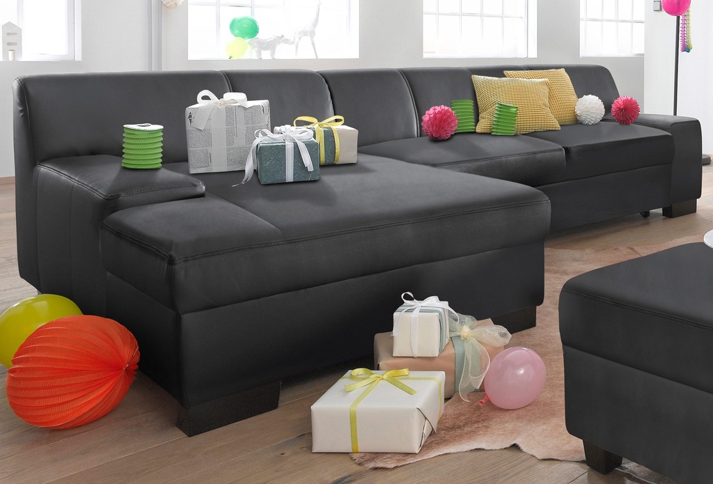 DOMO collection Ecksofa "Norma Top L-Form", wahlweise mit Bettfunktion günstig online kaufen