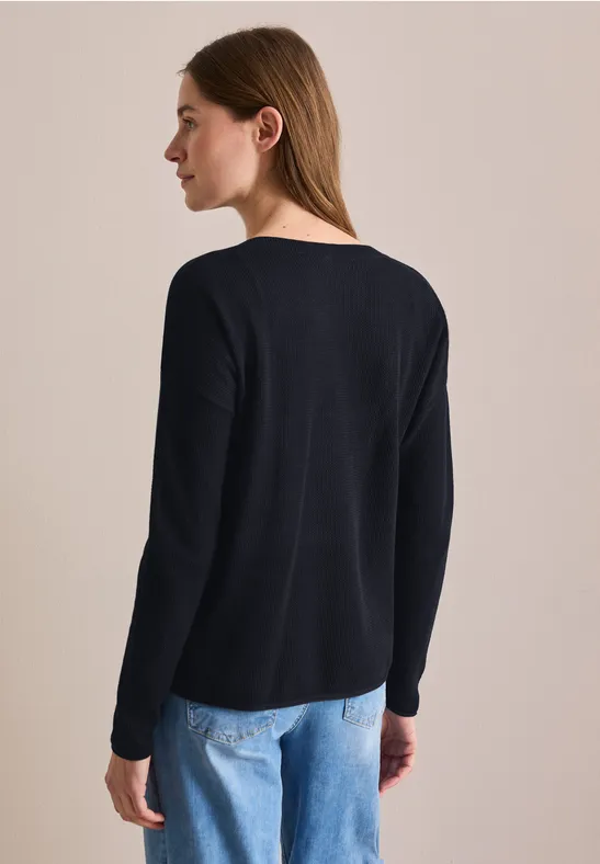 Pullover mit Mesh günstig online kaufen