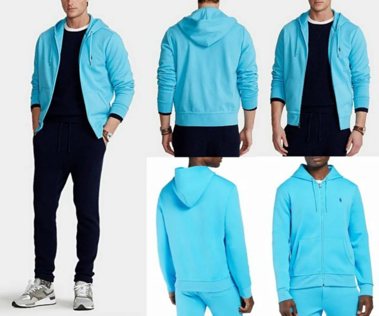Ralph Lauren Kapuzensweatshirt POLO RALPH LAUREN Double Knit Tech Zip Hoodi günstig online kaufen