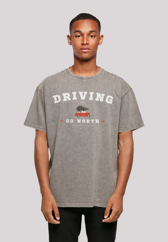 F4NT4STIC T-Shirt Driving Home Weihnachten Weihnachten, Geschenk, Logo günstig online kaufen