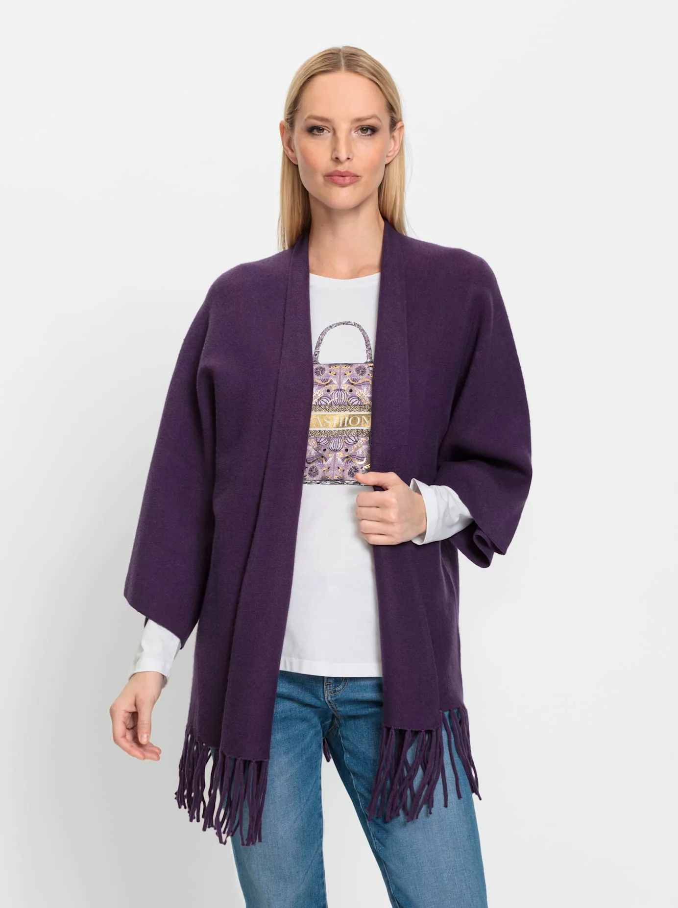 heine Strickcape günstig online kaufen