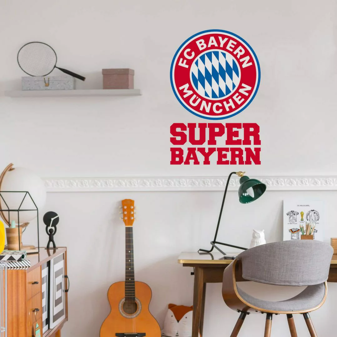 Wall-Art Wandtattoo "Fußball FCB Super Bayern", (1 St.), selbstklebend, ent günstig online kaufen