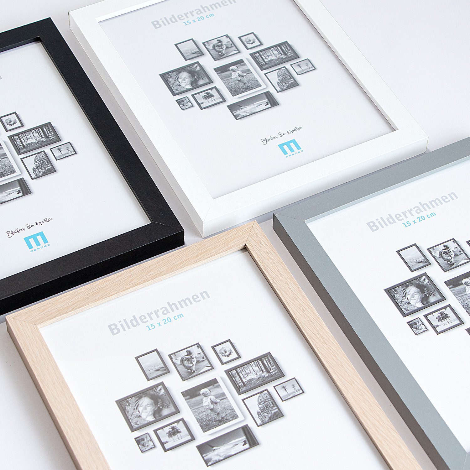 M MERCEO Bilderrahmen, 6er Set 10x15cm günstig online kaufen