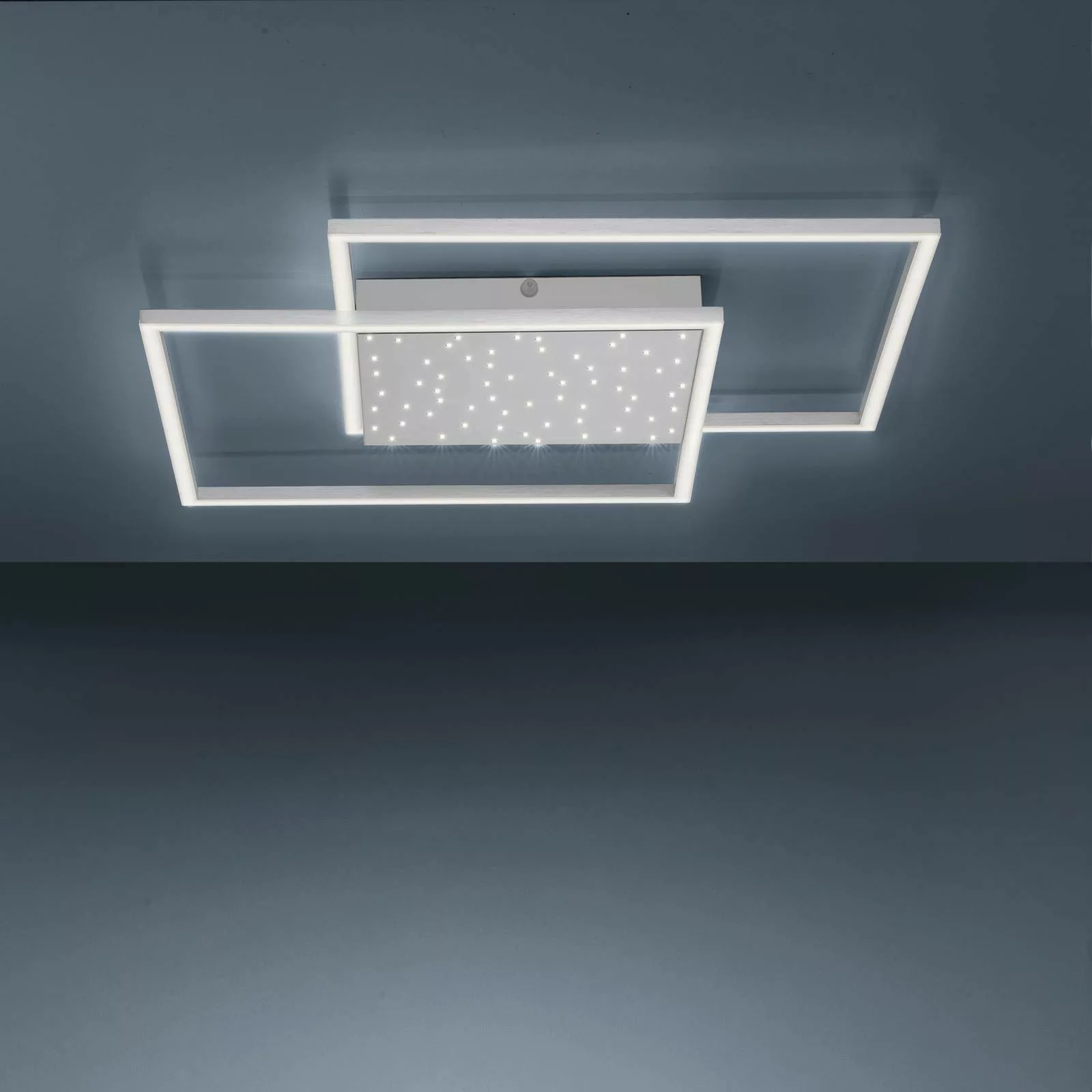 Paul Neuhaus Yuki LED-Deckenlampe, eckige Form günstig online kaufen