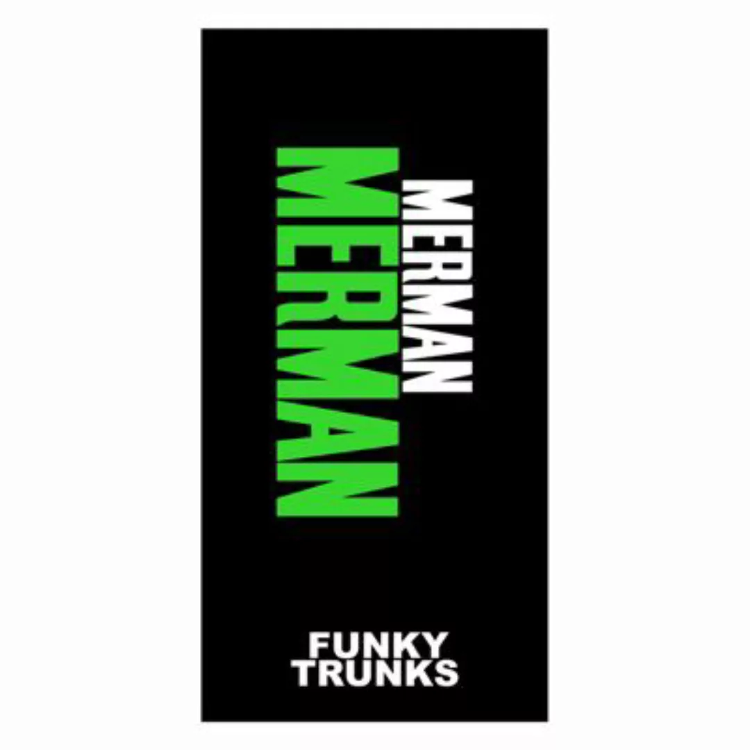 Funky Trunks Handtuch Towel  Badetücher schwarz/grün günstig online kaufen
