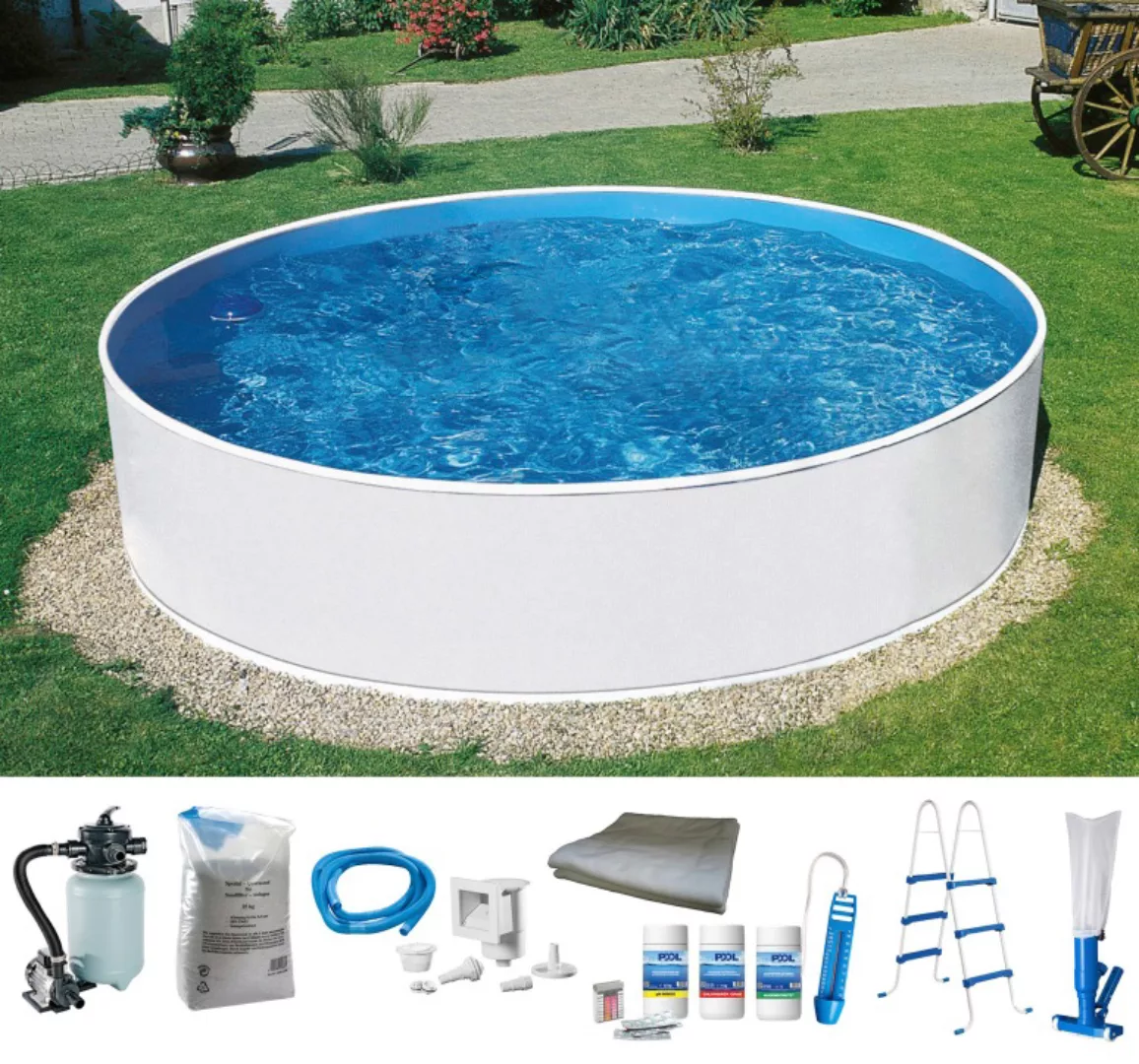 my POOL BWT Rundpool "ALL IN inkl. umfangreichem Zubehör", (Komplett-Set, 8 günstig online kaufen