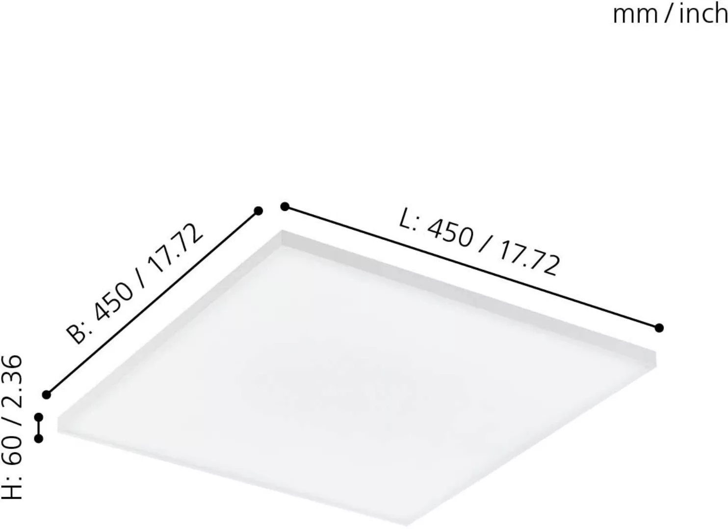 EGLO LED Panel »TURCONA«, 1 flammig-flammig günstig online kaufen