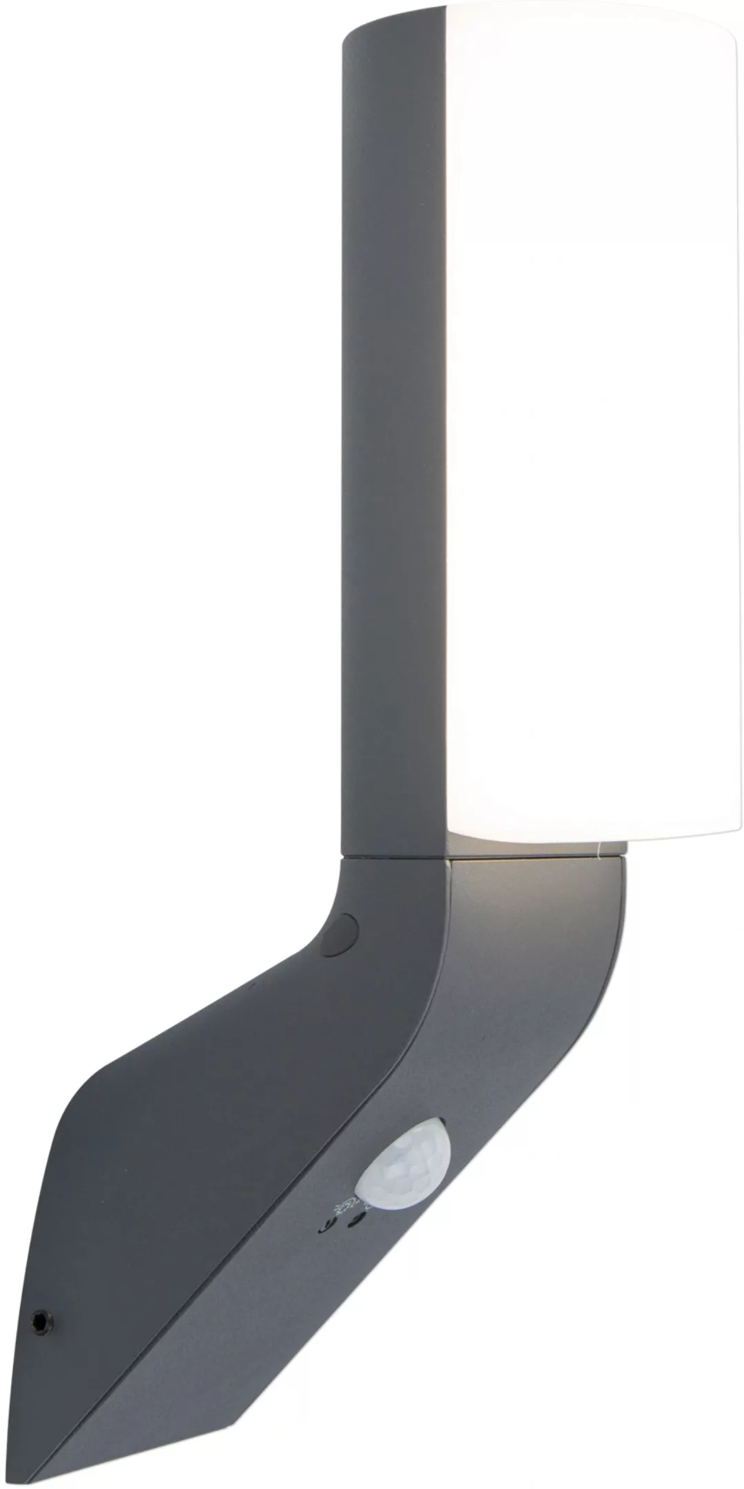 LED Außenwandleuchte Bati aus Aluminiumdruckguss in Anthrazit mit Bewegungs günstig online kaufen