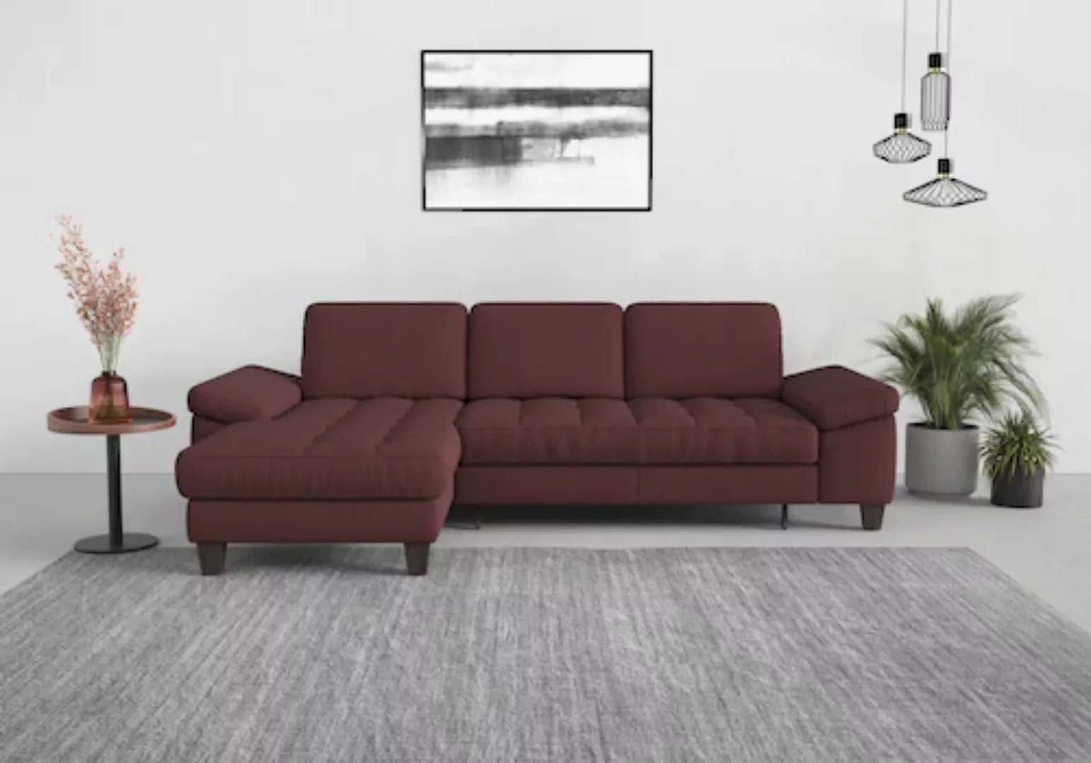 sit&more Ecksofa "Westham L-Form", Recamiere, mit oder ohne Bettfunktion, B günstig online kaufen