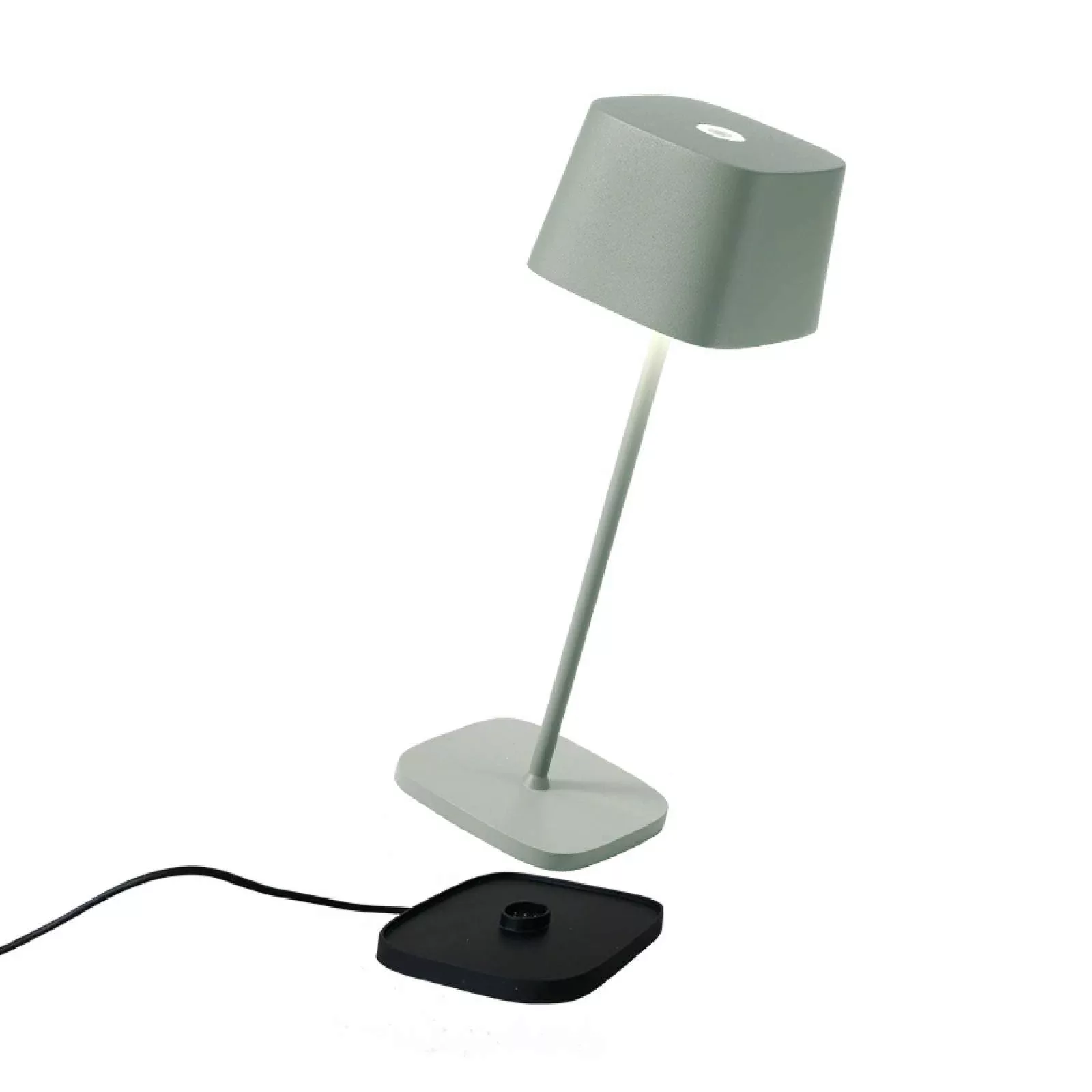 Zafferano Ofelia 3K Akku-Tischlampe IP65 salbei günstig online kaufen