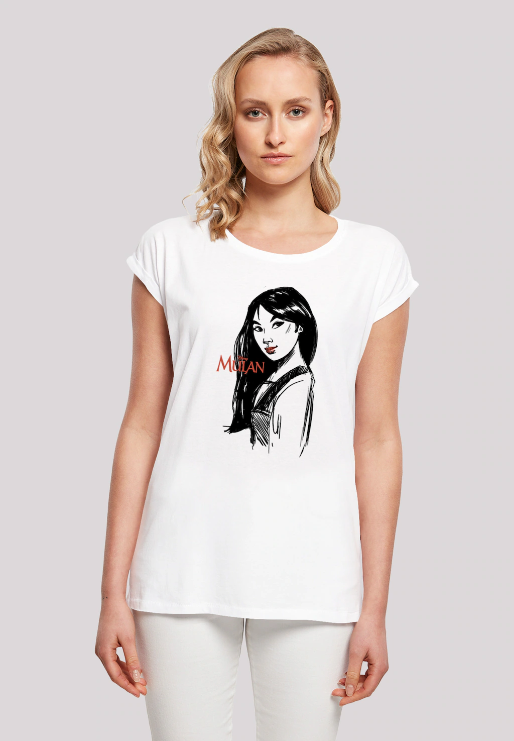 F4NT4STIC T-Shirt "Mulan Sketch", Damen,Premium Merch,Regular-Fit,Kurze Ärm günstig online kaufen