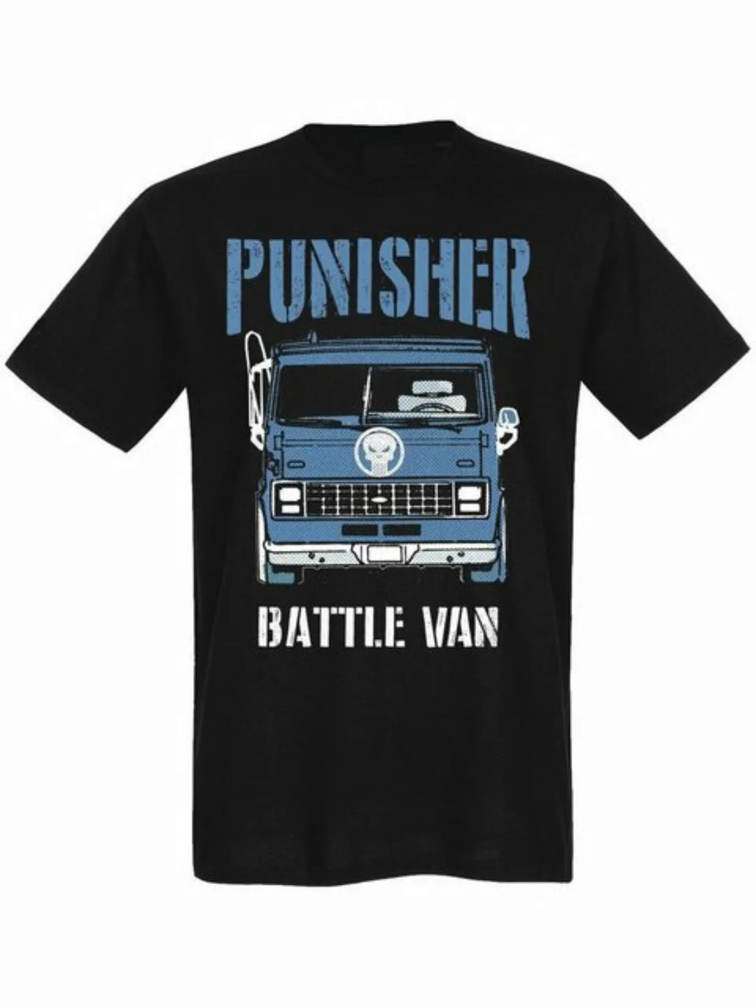The Punisher Battle Van II Herren T-Shirt schwarz günstig online kaufen
