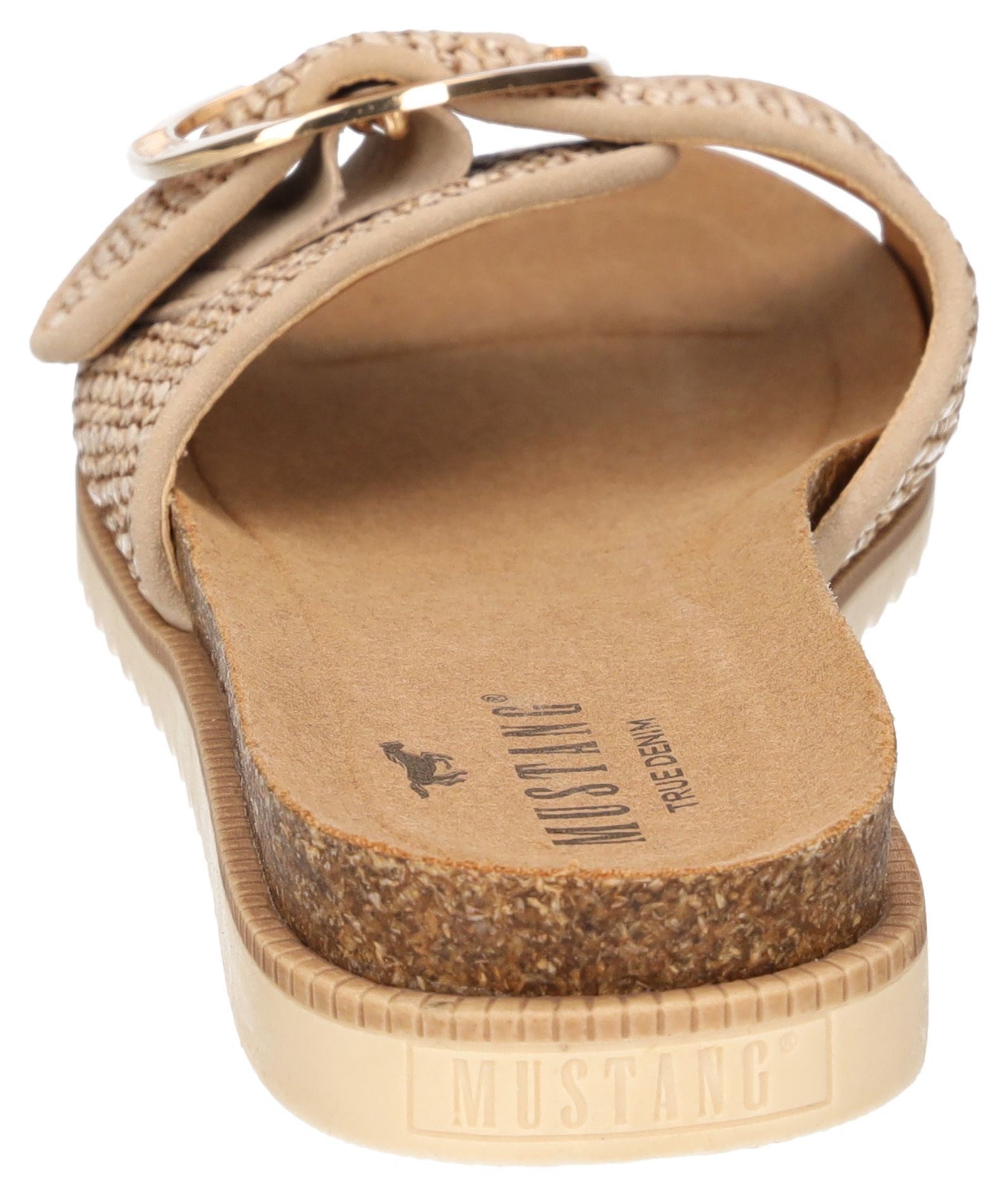 Mustang Shoes Pantolette, Flats, Sommerschuh, Sandale günstig online kaufen