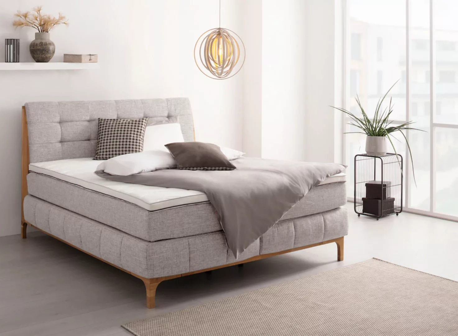 OTTO products Boxspringbett "Jelle", (5 St.) günstig online kaufen