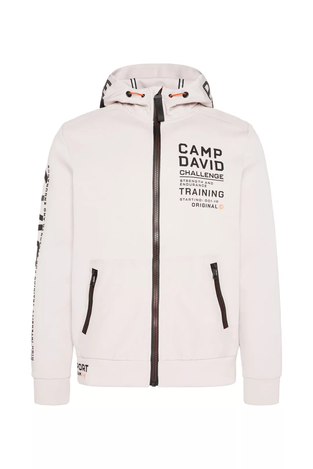 CAMP DAVID Kapuzensweatjacke, mit Baumwolle günstig online kaufen