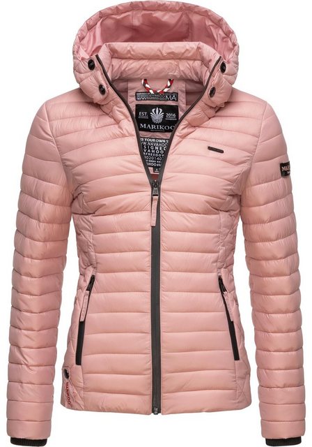 Marikoo Steppjacke Samtpfote ultraleichte Übergangsjacke mit Kapuze günstig online kaufen