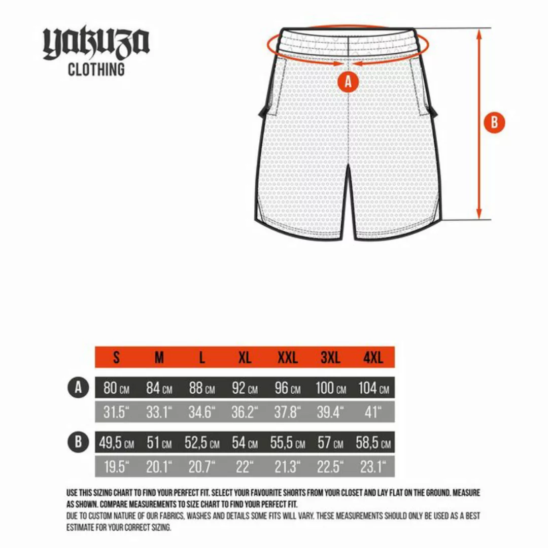 YAKUZA Sweatshorts Fighter aus hochwertigem Mesh-Stoff günstig online kaufen