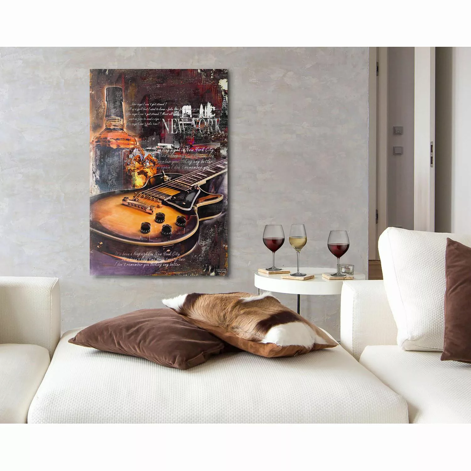 Reinders! Deco-Panel »Gitarre & Whiskey«, 60/90 cm günstig online kaufen