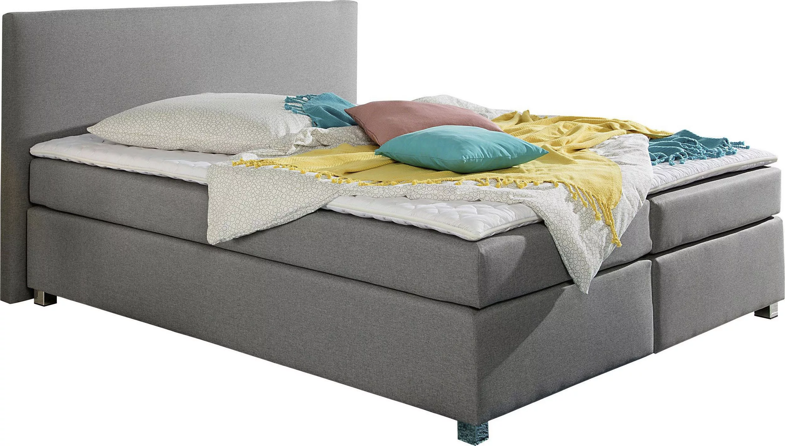 INOSIGN Boxspringbett "Eliana", inkl. Topper, in 4 Breiten, 3 Matratzenarte günstig online kaufen