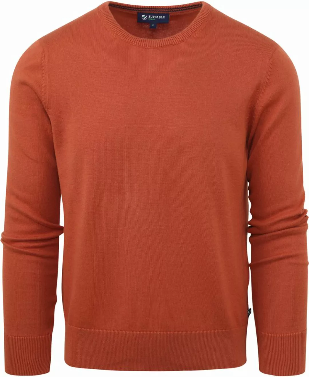 Suitable Respect Oinix Pullover O-Ausschnitt Orange - Größe L günstig online kaufen