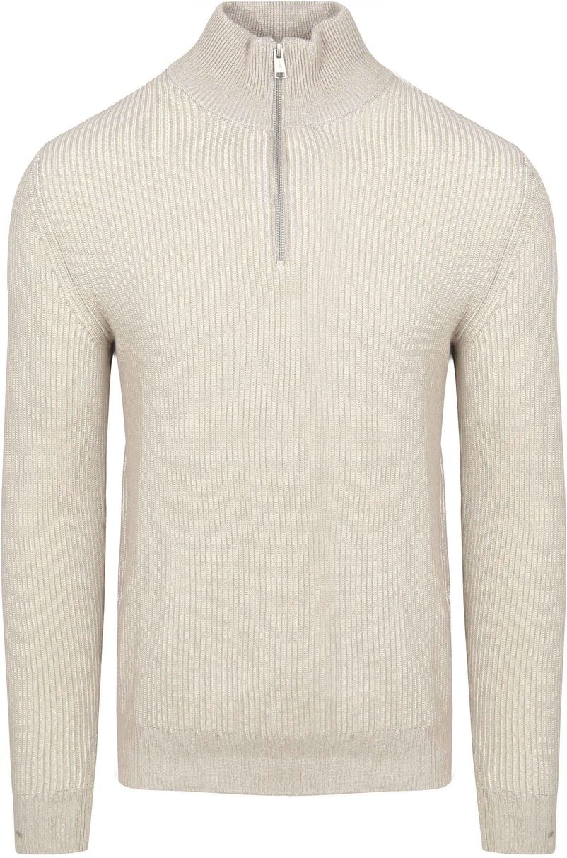 Marc O'Polo Half Zip Pullover Grau - Größe XXL günstig online kaufen