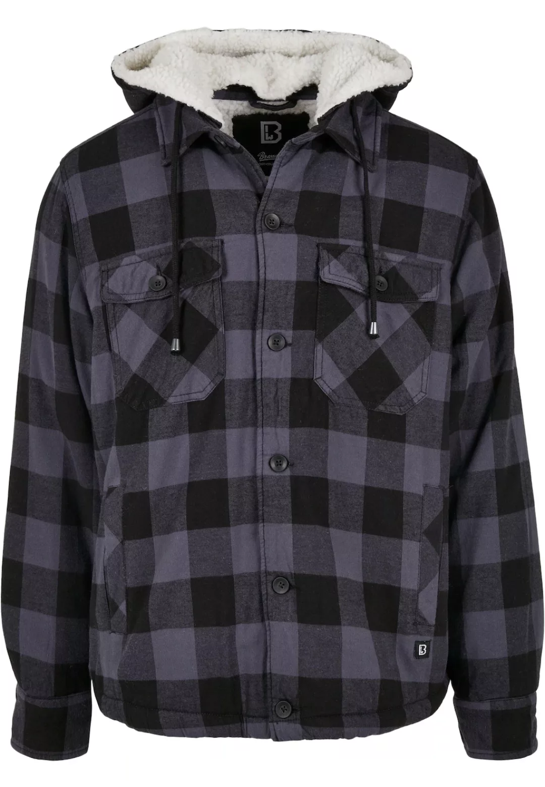 Brandit Outdoorjacke Brandit Lumber Check Shirt Hooded günstig online kaufen