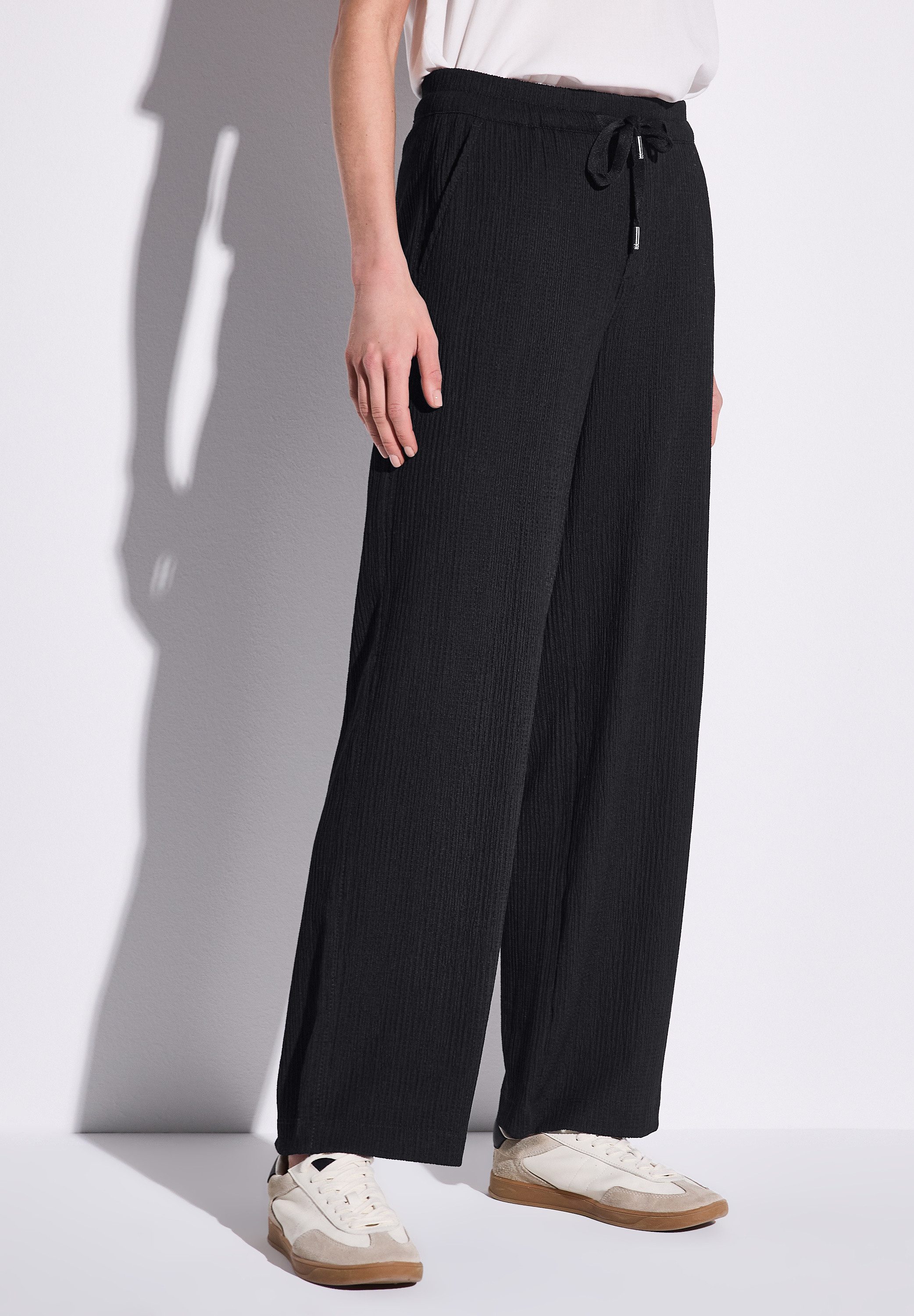 STREET ONE Stoffhose Wide Leg Hose günstig online kaufen