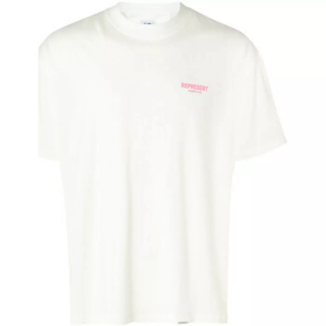 Represent  T-Shirts & Poloshirts T-Shirt  Owners Club weiß und rosa günstig online kaufen