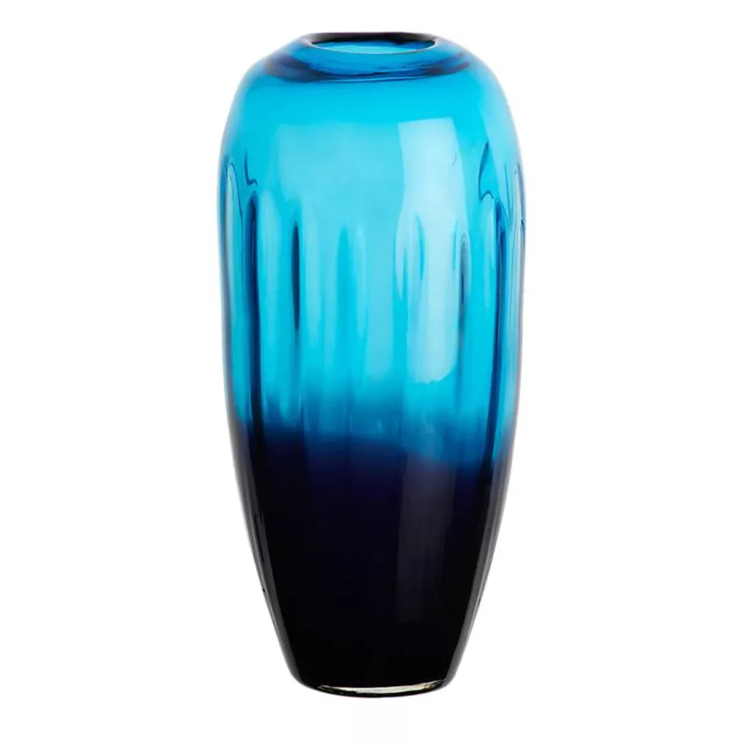 Glasvase Laguna Murano 30cm blau günstig online kaufen