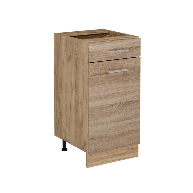 Vicco Unterschrank R-Line, Sonoma/Goldkraft Eiche, 40 cm ohne Arbeitsplatte günstig online kaufen