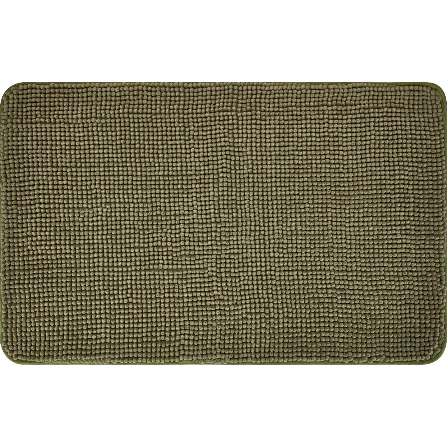 baliv Badematte 50 cm x 80 cm Polyester Moosgrün günstig online kaufen