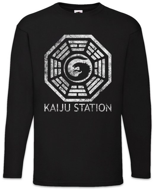 Urban Backwoods Langarmshirt Vintage Kaiju Station Langarm T-Shirt Pacific günstig online kaufen