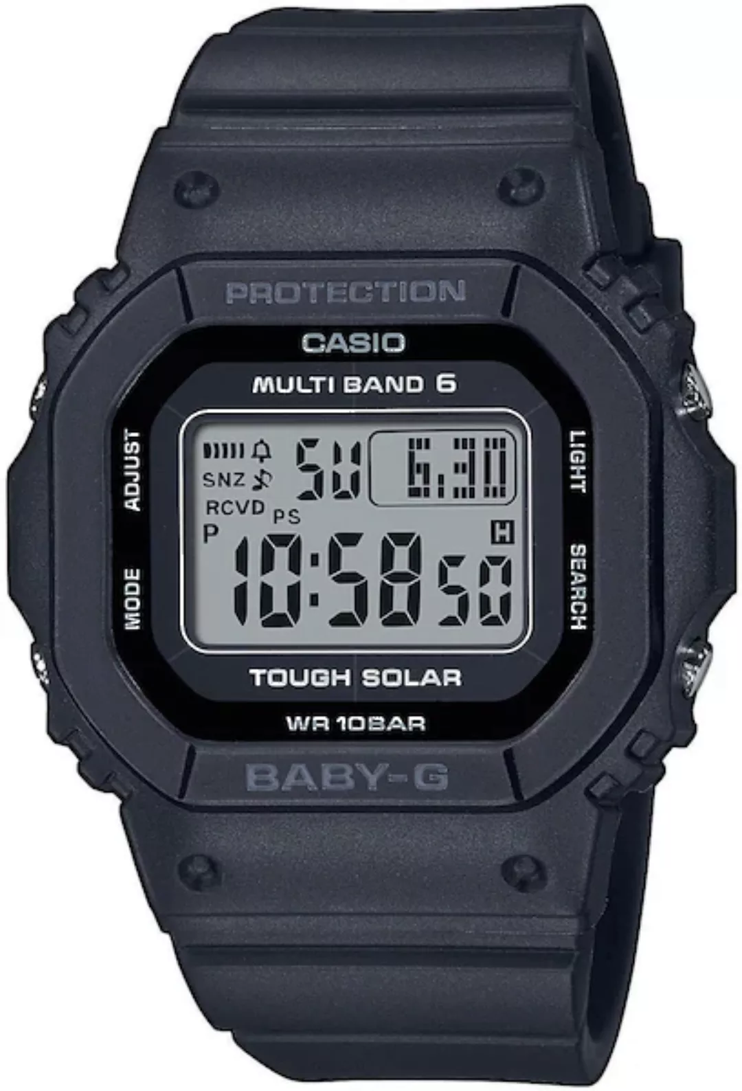 CASIO BABY-G Funkchronograph, Quarzuhr, Armbanduhr, Damen, Solar, digital, günstig online kaufen