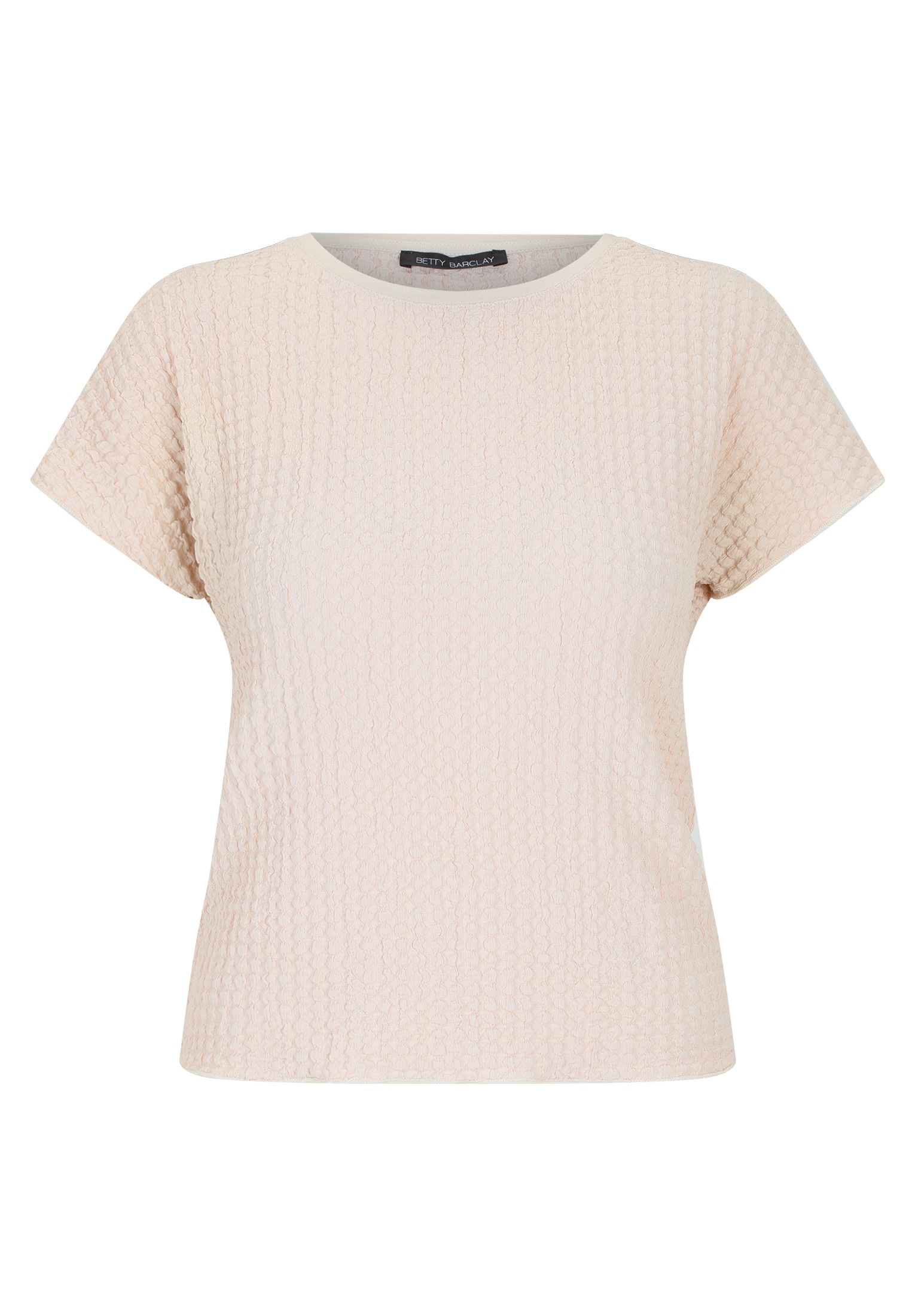 Betty Barclay Kurzarmshirt "Betty Barclay Damen Strukturshirt mit U-Boot-Au günstig online kaufen
