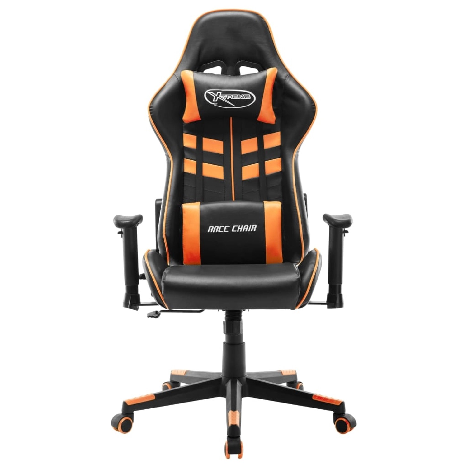 Gaming-stuhl Schwarz Und Orange Kunstleder günstig online kaufen