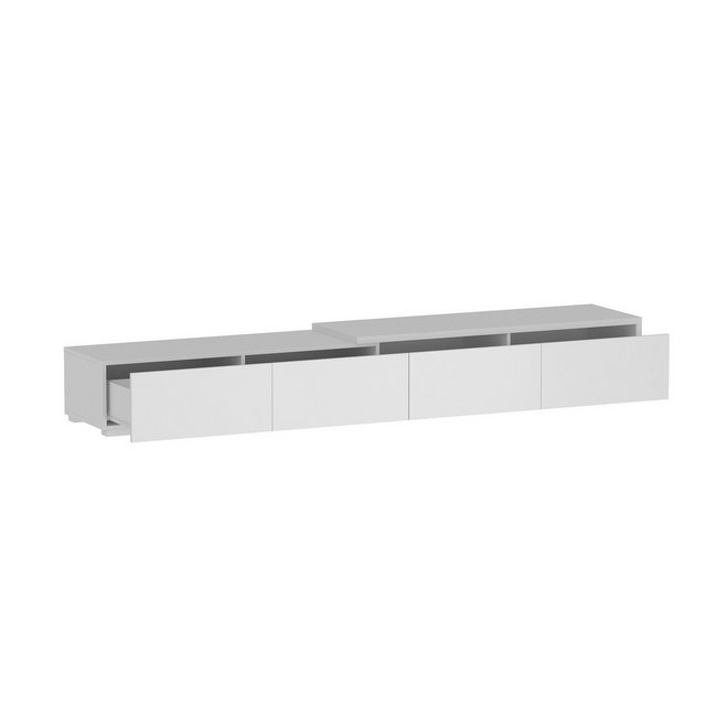 FUFU&GAGA TV-Schrank 220*40*31cm, MDF, Weiß günstig online kaufen