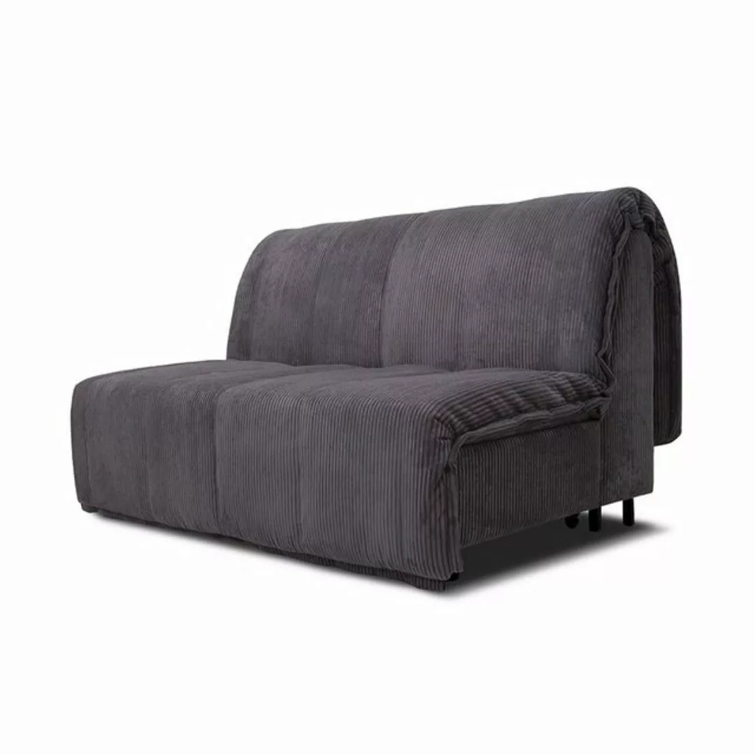 VitaliSpa® Schlafsofa Klappsofa MALTA Grau, mit Stauraum günstig online kaufen