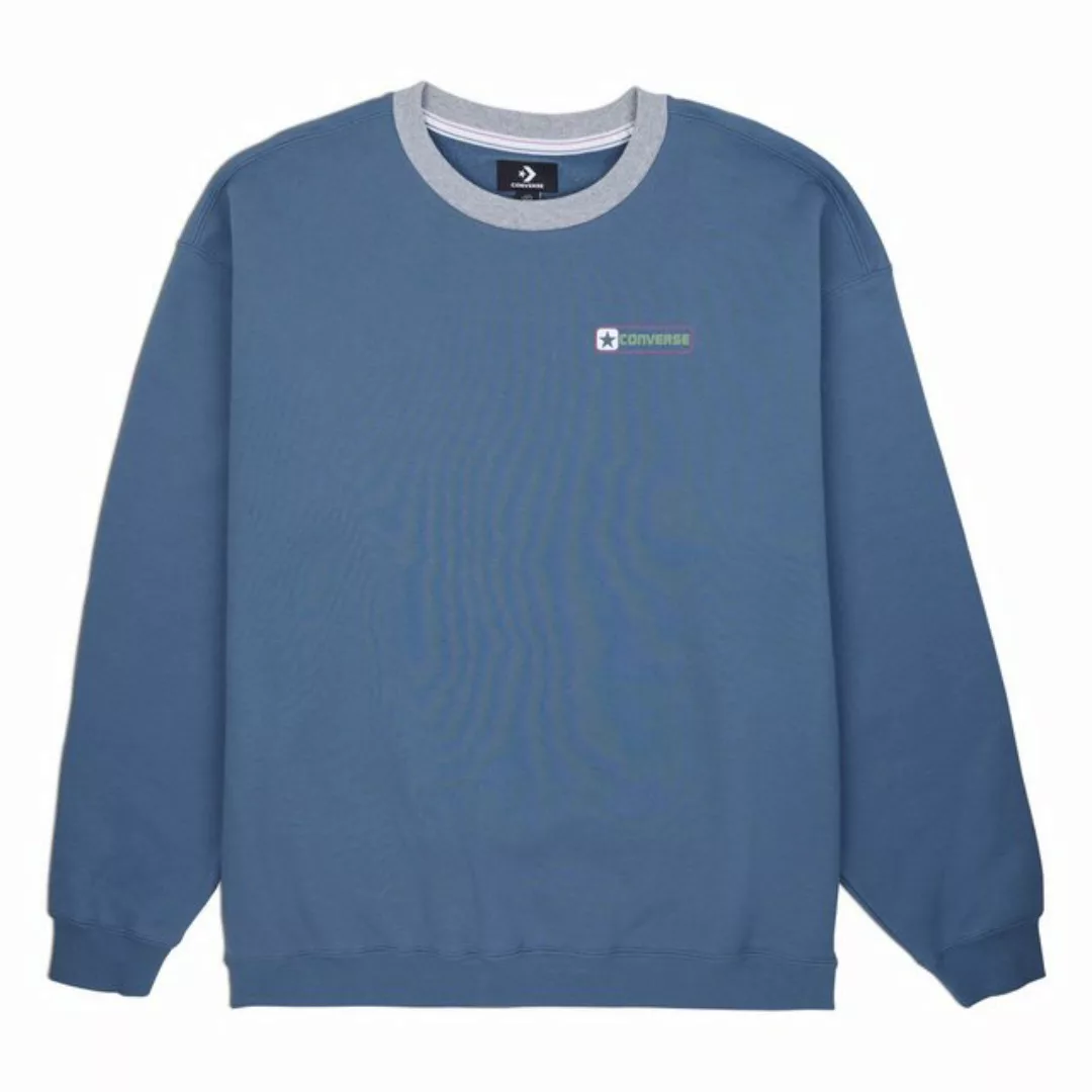 Converse Sweater CONVERSE BOX STAR RINGER CREW - LAKESIDE BLUE (1-tlg) günstig online kaufen