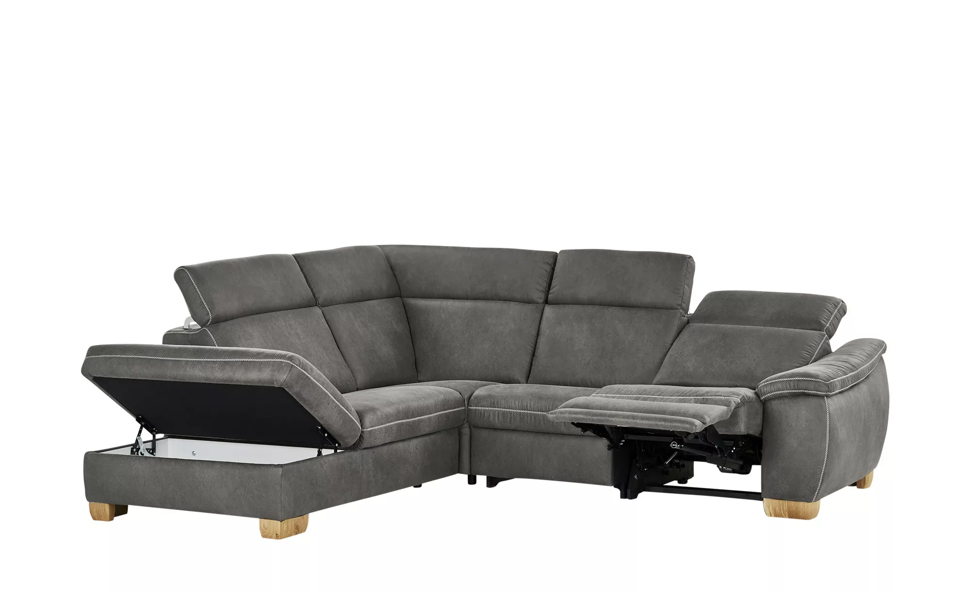 meinSofa Ecksofa  Litos ¦ grau ¦ Maße (cm): B: 271 H: 85 T: 246 Polstermöbe günstig online kaufen